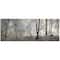 Designart - Dark Morning in Forest Panorama - Landscape Canvas Art Print